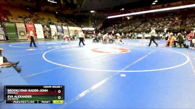 190 Class 1 lbs Champ. Round 1 - Eva Alexander, Oak Grove vs Brooklyenn Rader-johnson, Kirksville