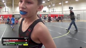 72 lbs 1st Place Match - Breckin Wittenburg, Lead Miners vs Colton Strange, Strange Boyz