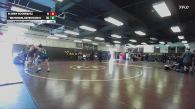 285 lbs Champ. Round 2 - Jaeden Rodriquez, Temecula Valley vs Nathaniel Espericueta, Frontier