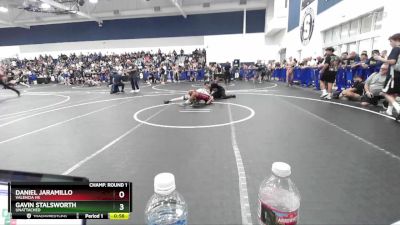 132 lbs Champ. Round 1 - Matthew Purvis, Grand Terrace vs Kyle Christopher, Warhammer Wrestling Club