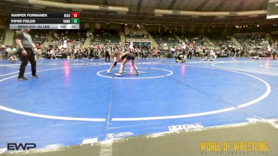 94 lbs Consi Of 4 - Harper Formanek, Black Fox Wrestling Academy vs Piper Fields, Hawkeye Wrestling Academy