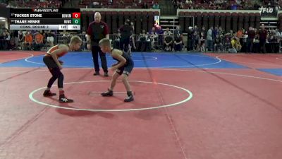 77 lbs Cons. Round 3 - Tucker Stone, Big Game Wrestling Club MT vs Thane Henke, Butte Wrestling Club