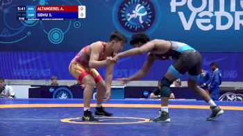 70 kg Qualif. - Ankh Erdene ALTANGEREL, Mongolia vs Sehajpal Singh SIDHU, Canada