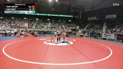 3A-157 lbs Cons. Semi - Cody Seifert, Powell vs Cody West, Lander Valley