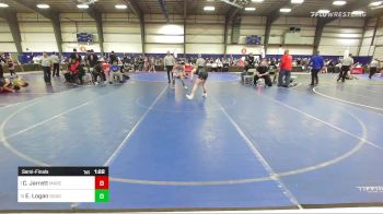 106 lbs Semifinal - Emmett Logan, Doughboy vs Caden Jarrett, MarcAurele