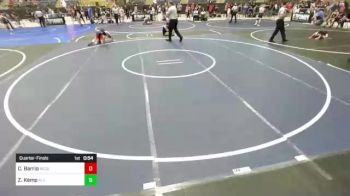 114 lbs Quarterfinal - Carter Barrio, ReZults Wrestling vs Zackary Kemp, All American Training Center