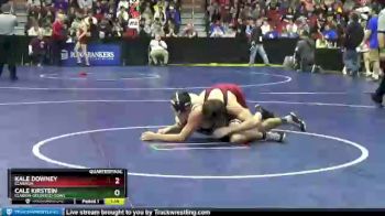 2 lbs Quarterfinal - Kale Downey, Clarinda vs Cale Kirstein, Clarion-Goldfield-Dows