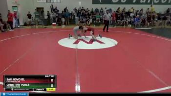 132 lbs Round 4 - Sam Novosel, East Limestone vs Christian Perez, East Limestone