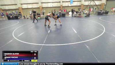 136 lbs Quarterfinal - Maddox Slater, ND vs Sergio Macias, AZ