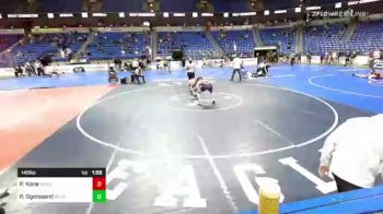 145 lbs Quarterfinal - Peter Kane, New England vs Paul Ognissanti, NJ/NY
