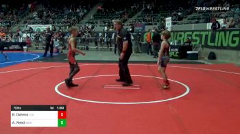 70 lbs Quarterfinal - Brendon Oehme, Legends Of Gold vs Alex Reed, Brushy WC