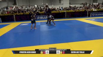Colton Jace Terlaje vs Kyngston Jacob Goings 2026 American National IBJJF Jiu-Jitsu Championship