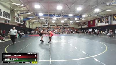 285 lbs Cons. Round 1 - Forrest Carlson, College Of Redwoods vs Angel Blanco, Skyline College