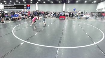 132 lbs Devan Garcia, Team Michigan Blue vs Conner Whitely, Ohio Gray