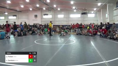 108 lbs Pools - Justuce Fisher, Ohio Gold vs Jordan Zambon, Michigan Mayhem