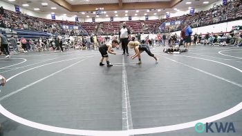 Consi Of 4 - Jayci Thompson, Little Axe Takedown Club vs Kohen Calvanese, Tecumseh Youth Wrestling