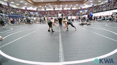 Consi Of 4 - Jayci Thompson, Little Axe Takedown Club vs Kohen Calvanese, Tecumseh Youth Wrestling