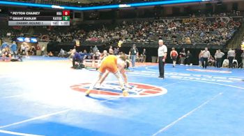 150 Class 4 lbs Champ. Round 1 - Peyton Chainey, Nixa vs Grant Fadler, Platte County