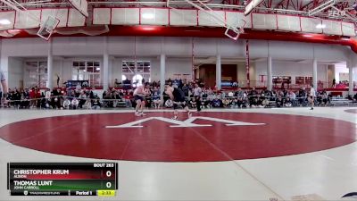 285 lbs Cons. Semi - Thomas Lunt, John Carroll vs Christopher Krum, Albion