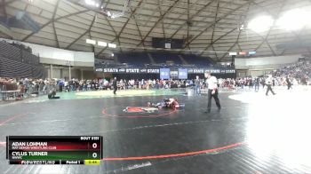 92 lbs Champ. Round 2 - Adan Lohman, Mat Demon Wrestling Club vs Cylus Turner, NWWC