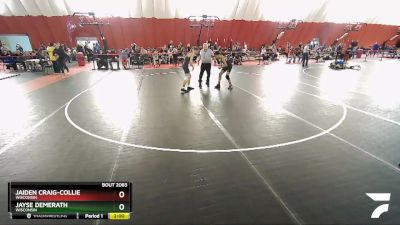 113 lbs Cons. Round 1 - Jayse Demerath, Wisconsin vs Jaiden Craig-Collie, Wisconsin