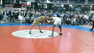 6A 165 lbs 1st Place Match - Jaxon Unger, Athens vs Edwin Penny, Mcadory