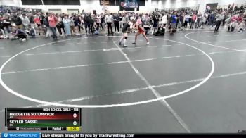 138 lbs Champ. Round 1 - Skyler Gassel, CA vs Bridgette Sotomayor, AZ