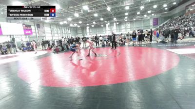 126 lbs Quarters - Joshua Wilson, Reality Sports Wrestling Club vs Kyson Peterson, CNWC Concede Nothing Wrestling Club