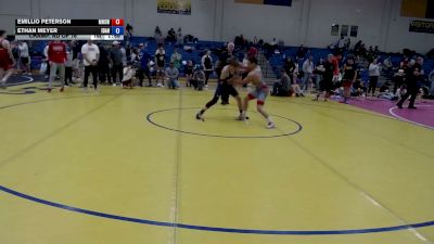 120 lbs Champ. Rd Of 16 - Emillio Peterson, Madison High School Wrestling vs Ethan Meyer, Idaho