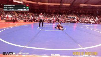 58 lbs Consi Of 16 #1 - Kemp Enriquez, Takedown Elite vs Jack Crain Jr, Team Tulsa Wrestling Club