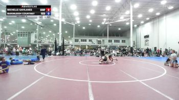 138 lbs Rr Rnd 8 - Michelle Gavilanes, Scorpions - Girls vs Makinleigh Courtney, Steel Valley Vixens