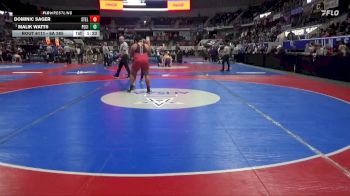 6A 285 lbs Quarterfinal - Malik Watts, Pell City vs Dominic Sager, Stanhope Elmore