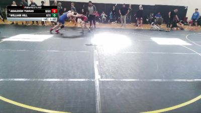 125 lbs Round 1 - Adaleigh Yiakas, White Knoll Wrestling Club vs William Hill, KC Elite Training Center