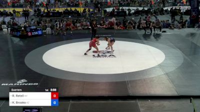 125 lbs Quarters - Ragan Retell, NY vs Karlee Brooks, AZ