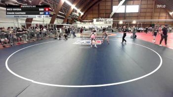 126A lbs Semifinal - Nico Rivera, Hammer Wrestling Club vs Chase Kastner, South Side