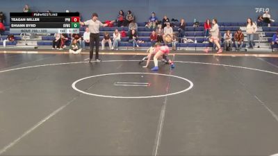 120 lbs Quarterfinal - Shiann Byrd, Grand View Wrestling Club vs Teagan Miller, Pikes Peak Warriors