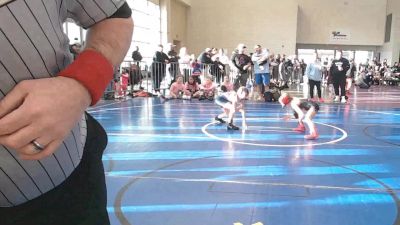 60 lbs Rr Rnd 1 - Scarlett McKeown, Lady Assassins - Girls vs Isabelle Beam, NewWhale Purple - Girls