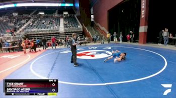 77 lbs Semifinal - Tyce Grant, Cody Wrestling Club vs Santiago Acebo, Riverton USA Wrestling