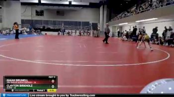 75 lbs Finals (8 Team) - Clayton Birkholz, HLWW vs Isaiah Brunell, UNC (United North Central)