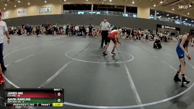 96 lbs Round 1 - James Hin, Cali Red vs Gavin Rawlins, New Kent WC