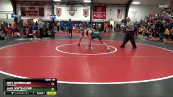 144 lbs Round 2 - Joey Glendening, Mediapolis vs Jake Oostendorp, Cedar Rapids Kennedy