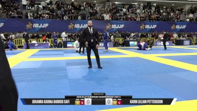 Karin Lillian Pettersson vs Johanna Karina Barros Safi 2026 European Jiu-Jitsu IBJJF Championship