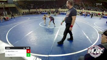 110 lbs Consi Of 8 #1 - Olivia Hamilton, Lady Outlaw Wrestling Academy vs Carrisa Martin, Standfast