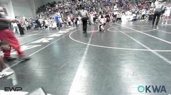 80 lbs Consi Of 8 #2 - Jesse Voss, Skiatook Youth Wrestling vs Levi Ezell, Tulsa North Mabee Stampede