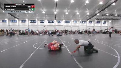 138 lbs Cons. Round 1 - Wyatt Bare, Rough House vs Casey Siders, Unattached