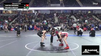 100 lbs 3rd Place Match - Sawyer Freisberg, Caney Valley vs Walker D Metcalf, The Best Wrestler