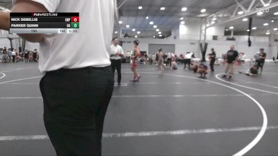 150 lbs Round 5 (6 Team) - Parker Quinn, Ohio Gold vs Nick Debellis, Empire