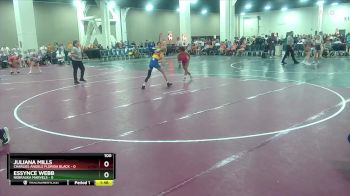 100 lbs Quarters & Wb (16 Team) - Essynce Webb, Nebraska Marvels vs Juliana Mills, Charlies Angels Florida Black