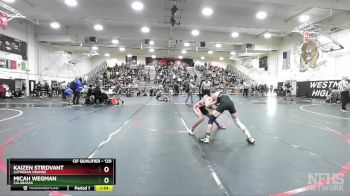 120 lbs Champ. Round 1 - Micah Wegman, Calabasas vs Kaizen Stirdvant, Lutheran Orange