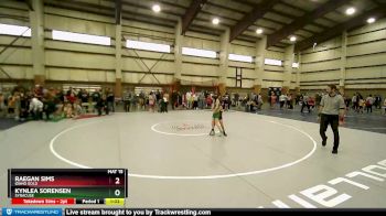 62 lbs Round 1 - Kynlea Sorensen, Syracuse vs Raegan Sims, Idaho Gold